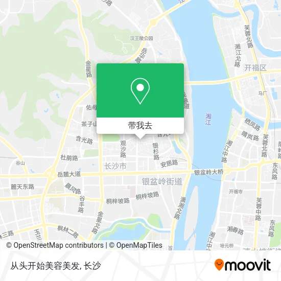 从头开始美容美发地图