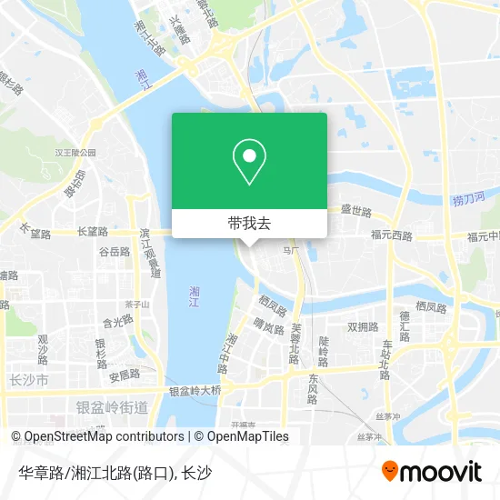 华章路/湘江北路(路口)地图