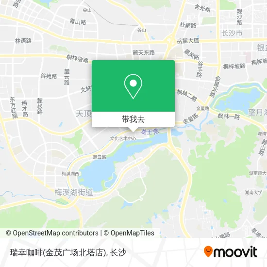 瑞幸咖啡(金茂广场北塔店)地图