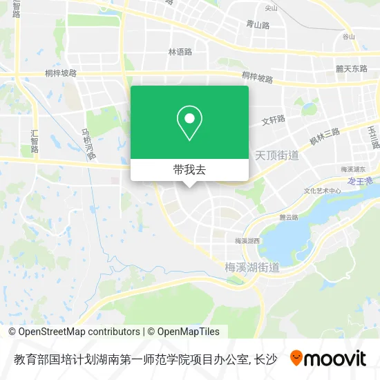 教育部国培计划湖南第一师范学院项目办公室地图