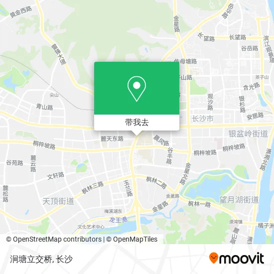 涧塘立交桥地图