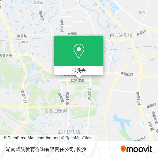 湖南卓航教育咨询有限责任公司地图