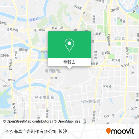 长沙海卓广告制作有限公司地图