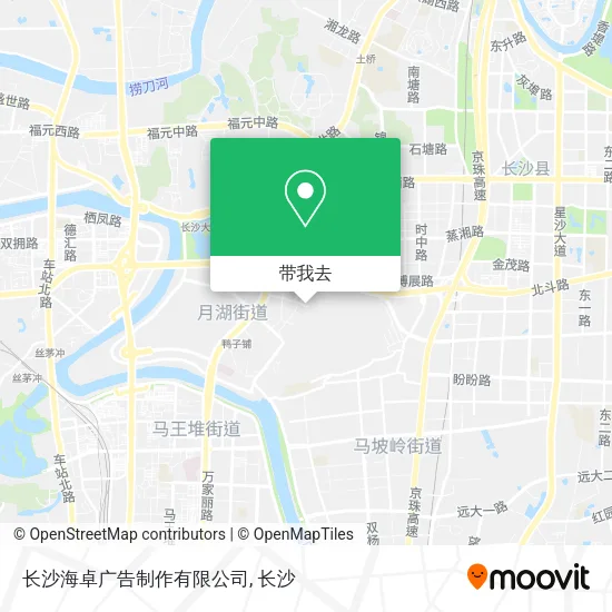 长沙海卓广告制作有限公司地图