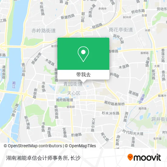 湖南湘能卓信会计师事务所地图