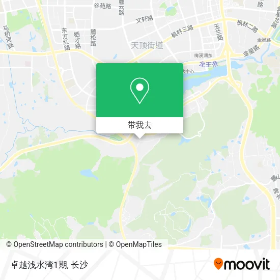 卓越浅水湾1期地图