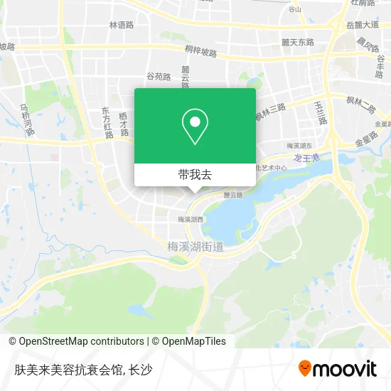 肤美来美容抗衰会馆地图