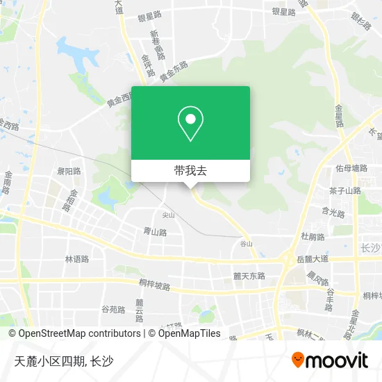 天麓小区四期地图