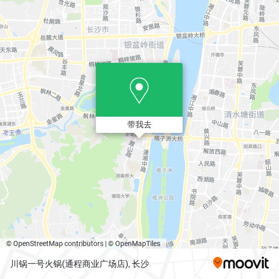 川锅一号火锅(通程商业广场店)地图