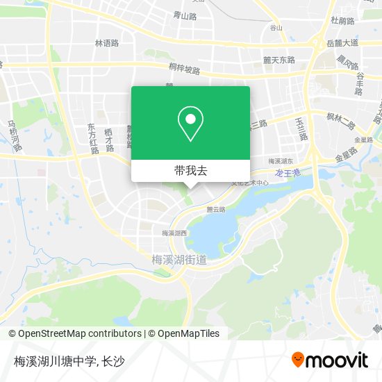 梅溪湖川塘中学地图