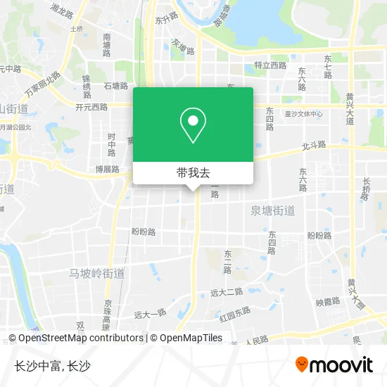 长沙中富地图