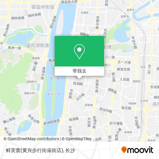 鲜芙蕾(黄兴步行街庙街店)地图
