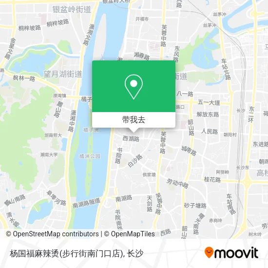 杨国福麻辣烫(步行街南门口店)地图