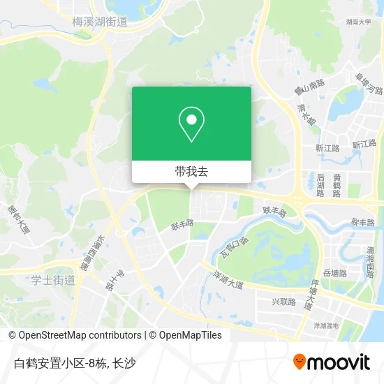 白鹤安置小区-8栋地图