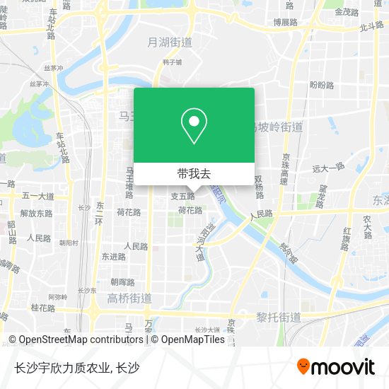 长沙宇欣力质农业地图