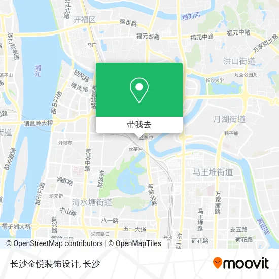 长沙金悦装饰设计地图