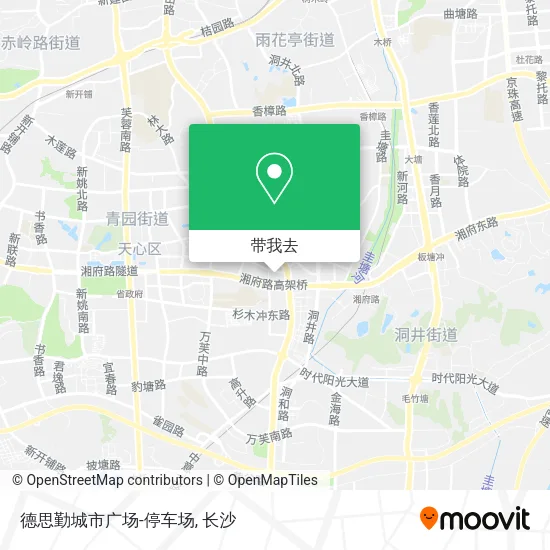 德思勤城市广场-停车场地图