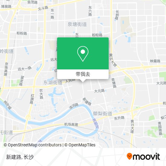 新建路地图