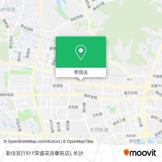 新佳宜(1511荣盛花语馨苑店)地图