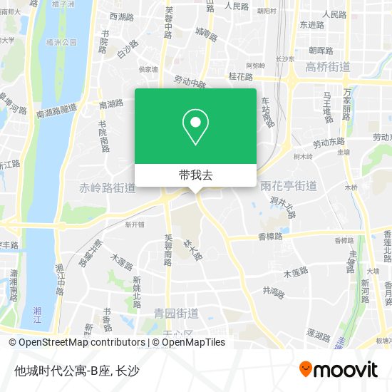 他城时代公寓-B座地图
