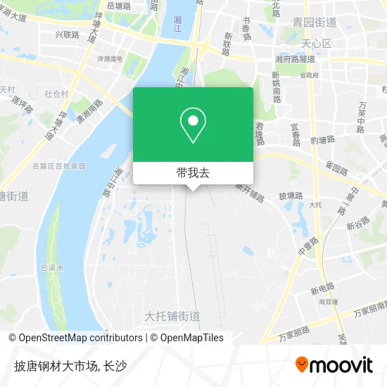 披唐钢材大市场地图