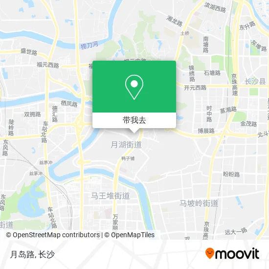 月岛路地图