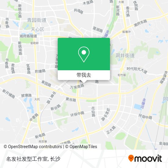 名发社发型工作室地图