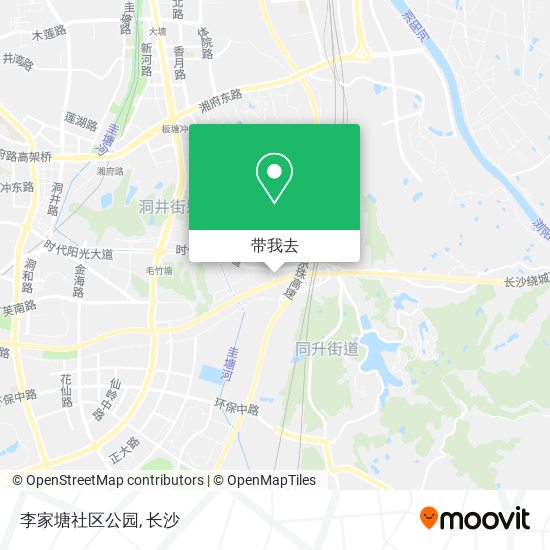李家塘社区公园地图