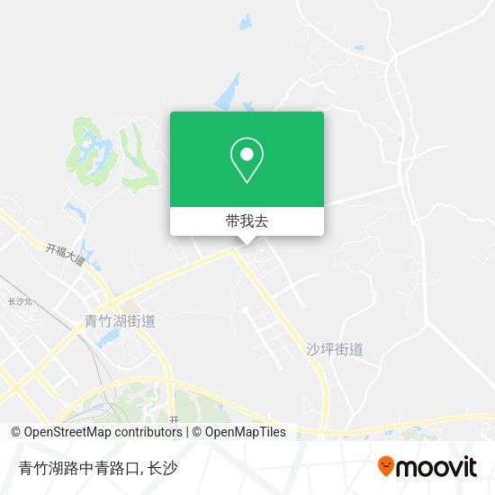 青竹湖路中青路口地图
