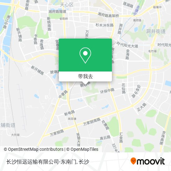 长沙恒远运输有限公司-东南门地图