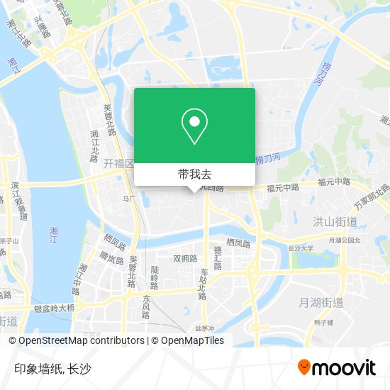 印象墙纸地图
