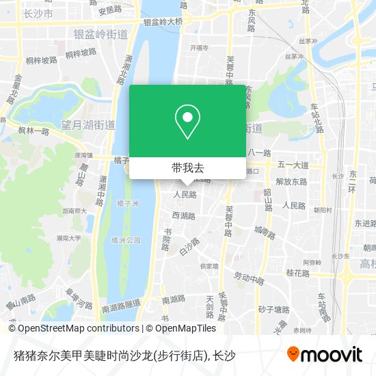 猪猪奈尔美甲美睫时尚沙龙(步行街店)地图