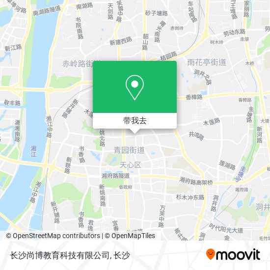 长沙尚博教育科技有限公司地图