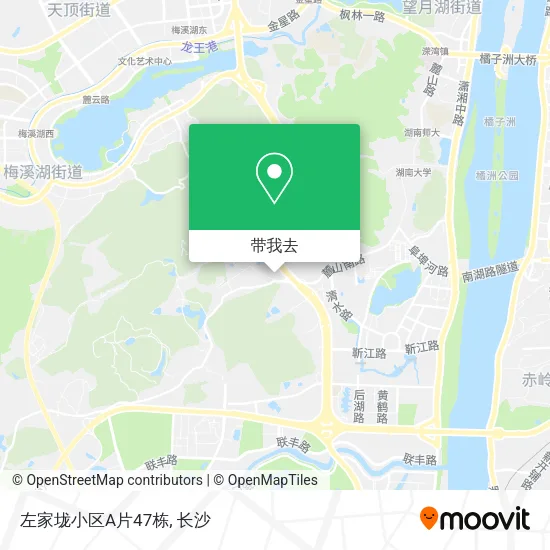 左家垅小区A片47栋地图