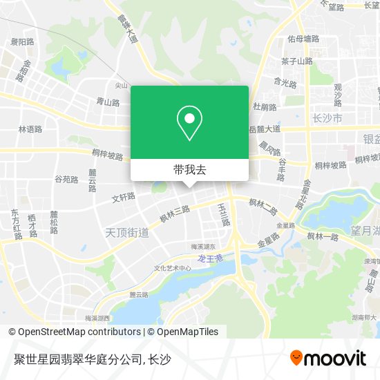 聚世星园翡翠华庭分公司地图