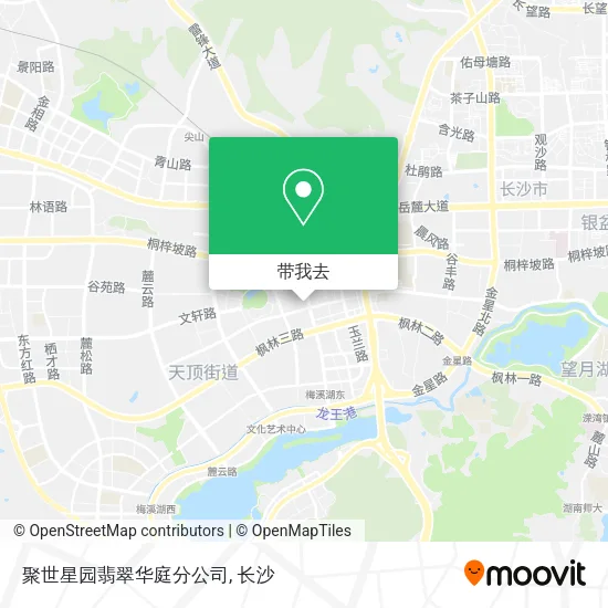 聚世星园翡翠华庭分公司地图