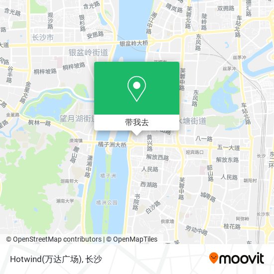 Hotwind(万达广场)地图