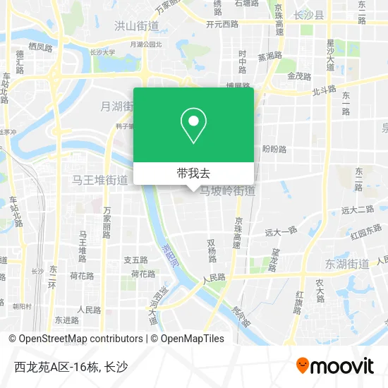 西龙苑A区-16栋地图