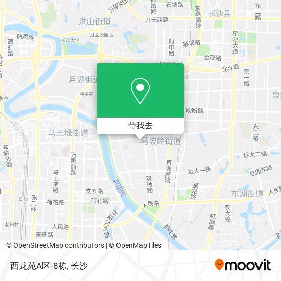 西龙苑A区-8栋地图