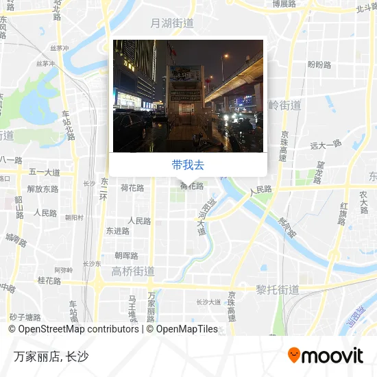 万家丽店地图