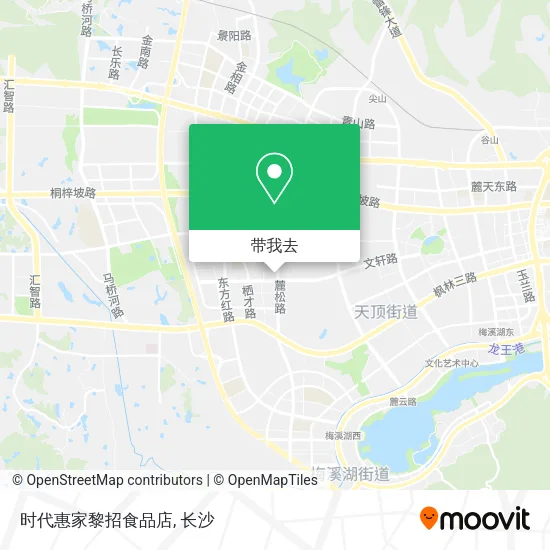 时代惠家黎招食品店地图