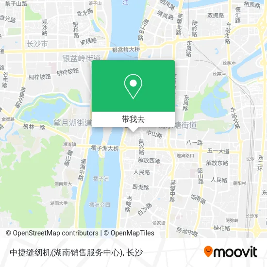 中捷缝纫机(湖南销售服务中心)地图