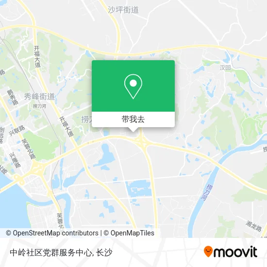 中岭社区党群服务中心地图