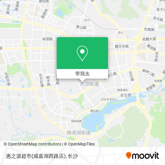 惠之源超市(咸嘉湖西路店)地图