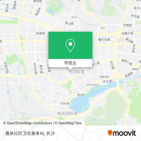 麓泉社区卫生服务站地图