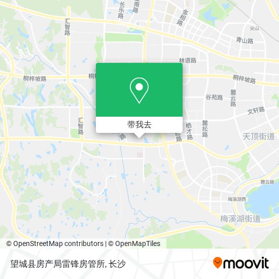 望城县房产局雷锋房管所地图