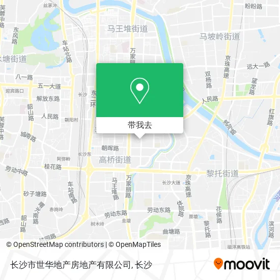 长沙市世华地产房地产有限公司地图