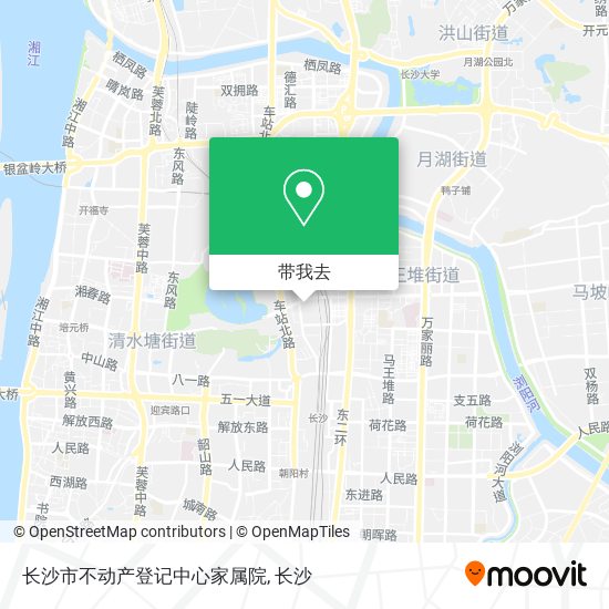 长沙市不动产登记中心家属院地图