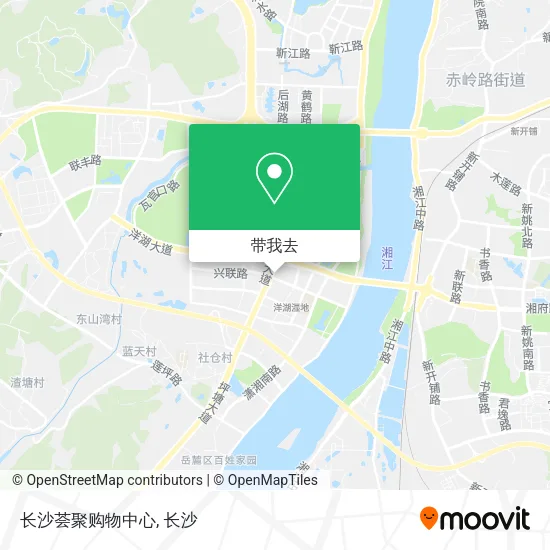 长沙荟聚购物中心地图