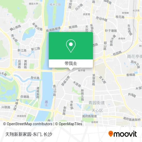 天翔新新家园-东门地图